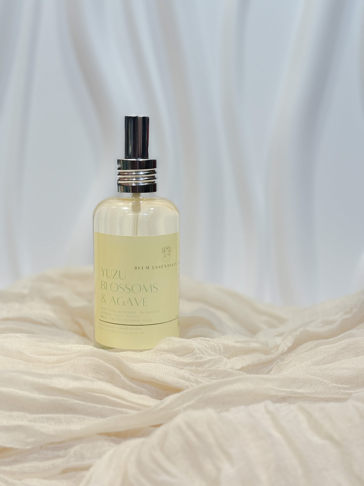 “Yuzu Blossoms & Agave” Fabric & Linen Spray