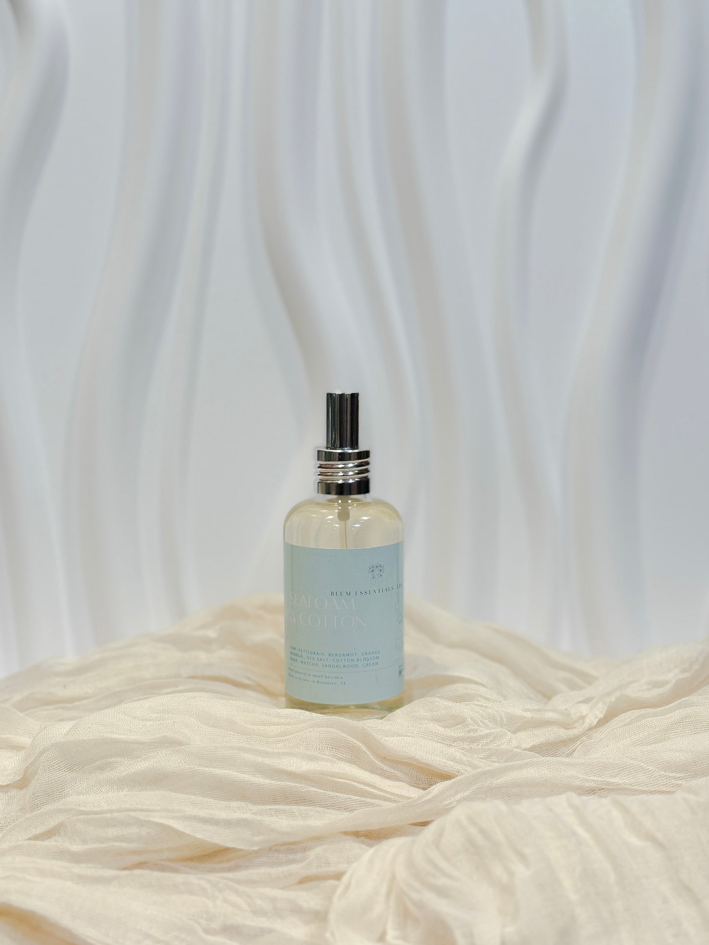“Seafoam & Cotton” Fabric and Linen Spray