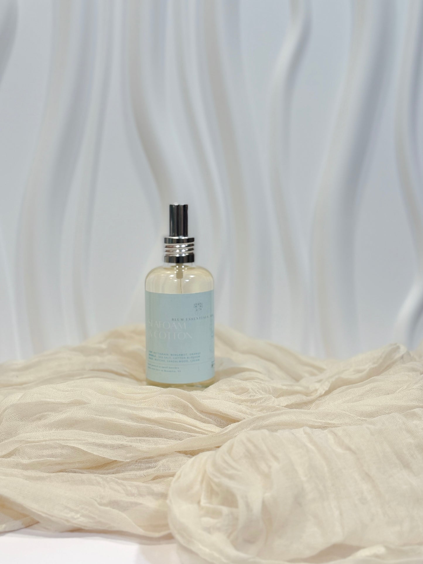 “Seafoam & Cotton” Fabric and Linen Spray