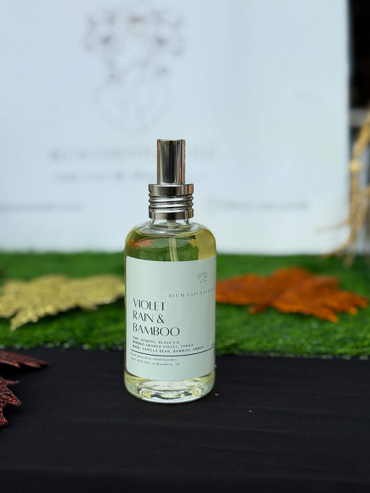 "Violet Rain & Bamboo" Fabric & Linen Spray