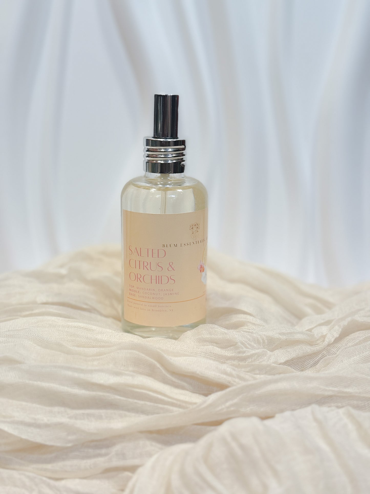 “Salted Citrus & Orchids” Fabric & Linen Spray