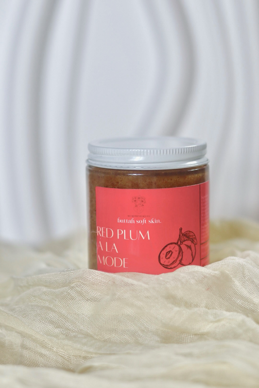 “Red Plum A La Mode” Body Scrub & Mask